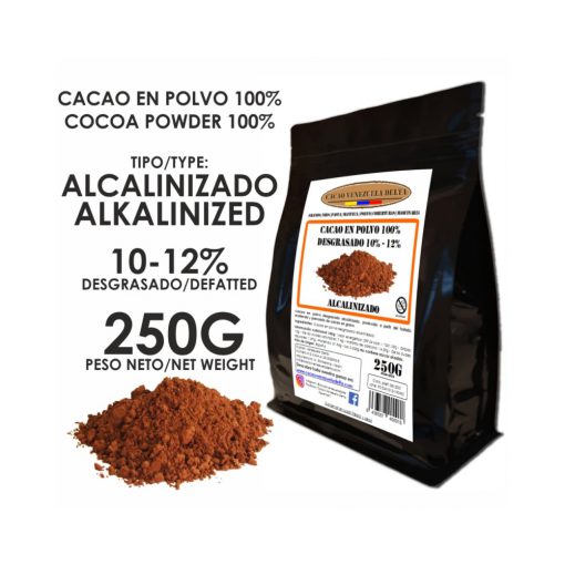 cacao polvo alcalinizado 250gr